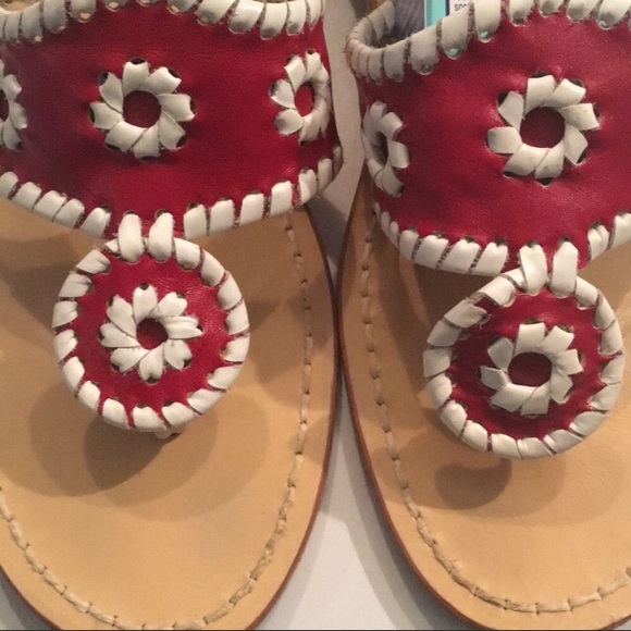 red jack rogers sandals